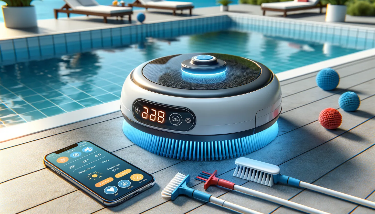 Poolroboter Zusatzfunktionen: App-Steuerung, Timer und Extras