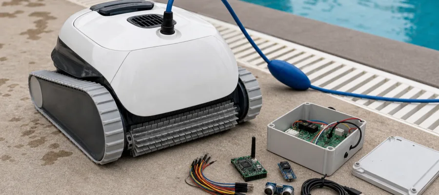 Poolroboter smart machen: Sensoren, Fernsteuerung und App-Integration DIY