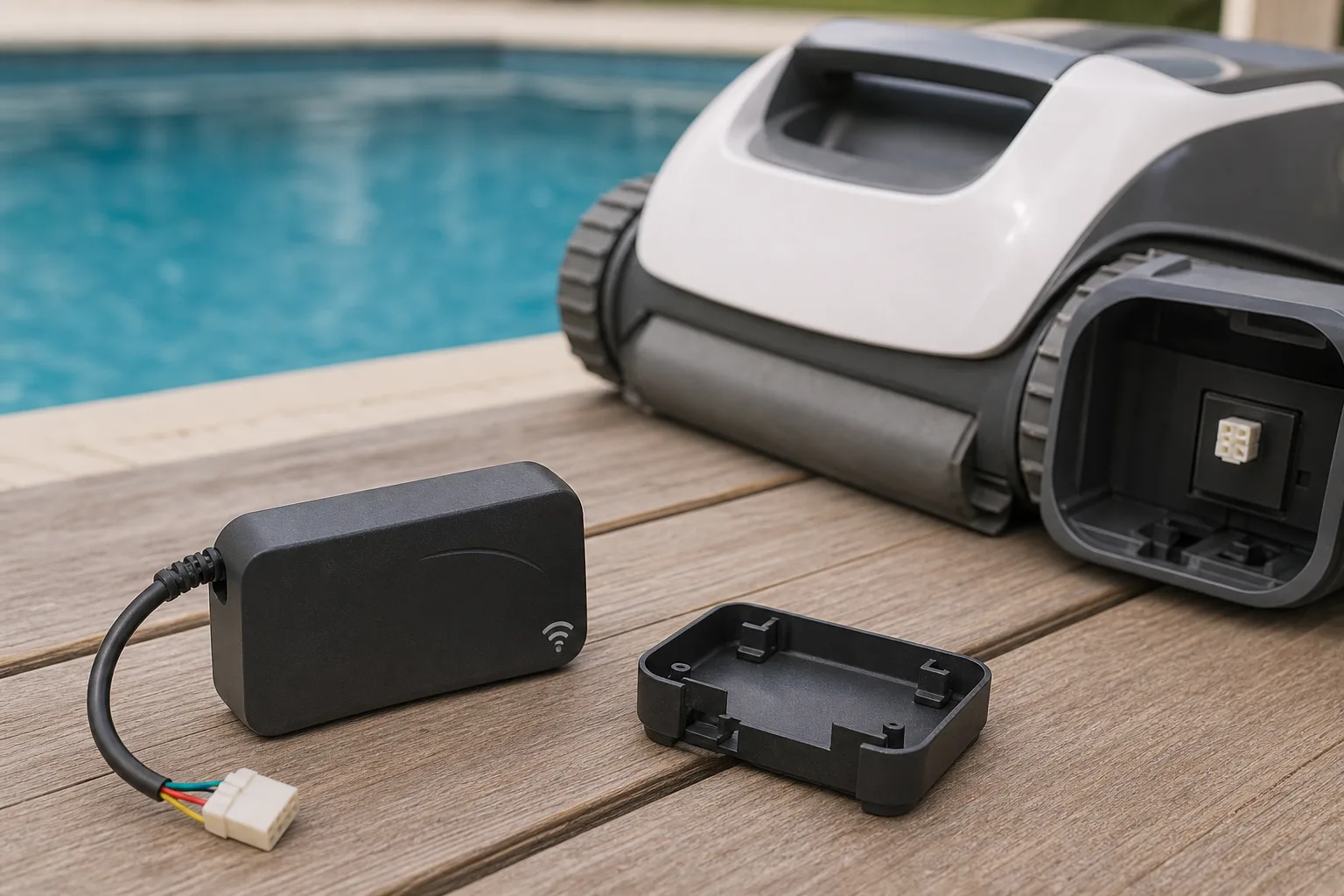 Wi-Fi Modul und App-Anbindung fuer Poolroboter selbst installieren