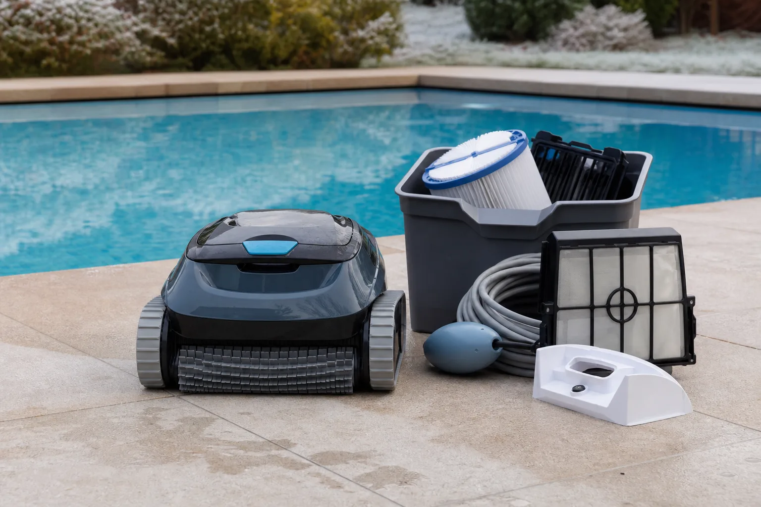 Saisonale Pflege von Poolrobotern: Vorbereitung fuer Sommerbetrieb und Winterlagerung